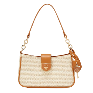 Túi Đeo Vai Nữ Lyn Ray Raw S Shoulder Bag Light Beige LL25SBS330 Màu Be Nâu - Duy Hoang