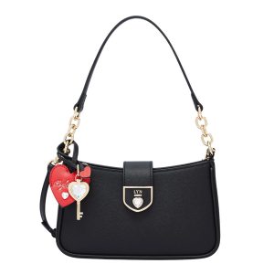 Túi Đeo Vai Nữ Lyn Re Love Athella S Shoulder Bag Black L26CBWA158 Màu Đen - Duy Hoang