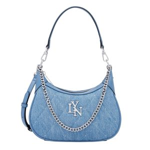 Túi Đeo Vai Nữ Lyn Rexha Denim Mini Shoulder Bag Blue Variation 2 L26CBWA113 Màu Xanh - Duy Hoang