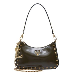 Túi Đeo Vai Nữ Lyn Tricia Rocky Shoulder Bag Dark Green LL24FBS183 Màu Xanh Rêu - Duy Hoang