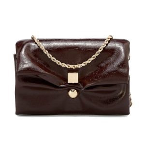 Túi Đeo Vai Nữ Lyn Yuki Clutch Crossbody Bag - Dark Red L25FBWA107 Màu Đỏ Đậm - Duy Hoang