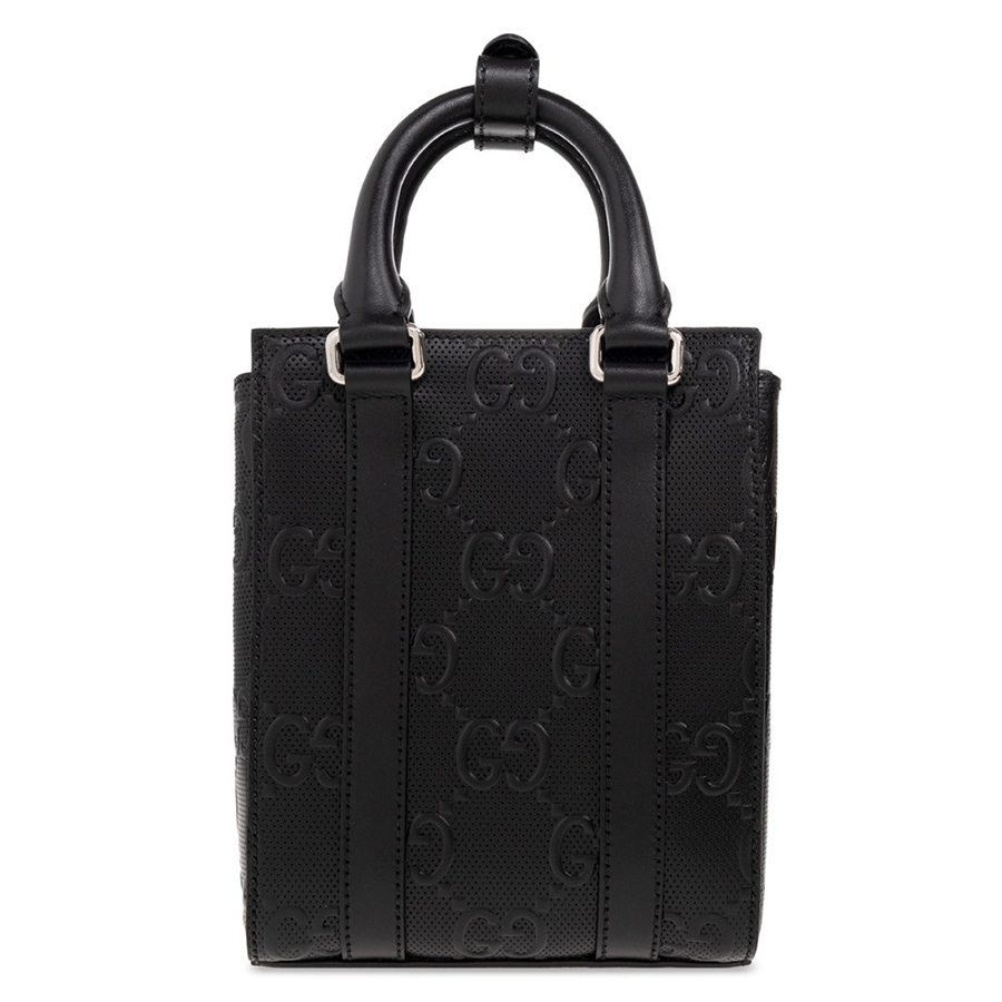 Túi Tote Nam Gucci GG Emboss Mini Black 696010-1W3CN-1000 Màu Đen - Duy Hoang