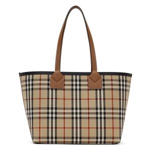 Túi Tote Nữ Burberry Brown Small London Tote Màu Be - Duy Hoang