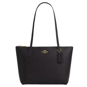Túi Tote Nữ Coach Fiona Zip Tote Bag CW395 Màu Đen - Duy Hoang