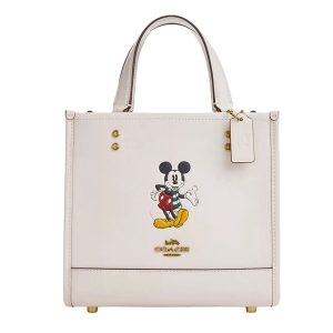 Túi Tote Nữ Coach x Disney Dempsey Tote 22 With Mickey Mouse CM843 Màu Trắng Kem - Duy Hoang