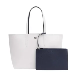 Túi Tote Nữ Lacoste Anna Reversible Tote With Pouch NF2142AA L44 Hai Mặt Màu Navy/Trắng - Duy Hoang