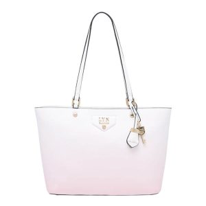 Túi Tote Nữ Lyn Carina Re-Edition L Bag Beige Variation 2 L25FBWA095 Màu Trắng Hồng - Duy Hoang