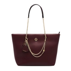 Túi Tote Nữ Lyn Mabel L Shopping Bag Dark Red L26CBWA096 Màu Đỏ Đậm - Duy Hoang