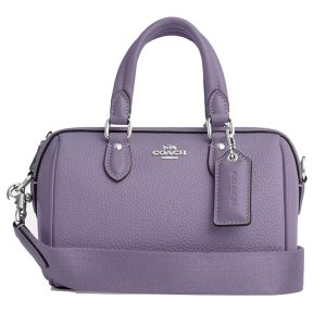 Túi Trống Nữ Coach Mini Rowan Crossbody CR247 Màu Tím - Duy Hoang