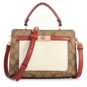 Túi Xách Nữ Coach Mini Lane Top Handle In Colorblock C8318 Phối Màu - Duy Hoang