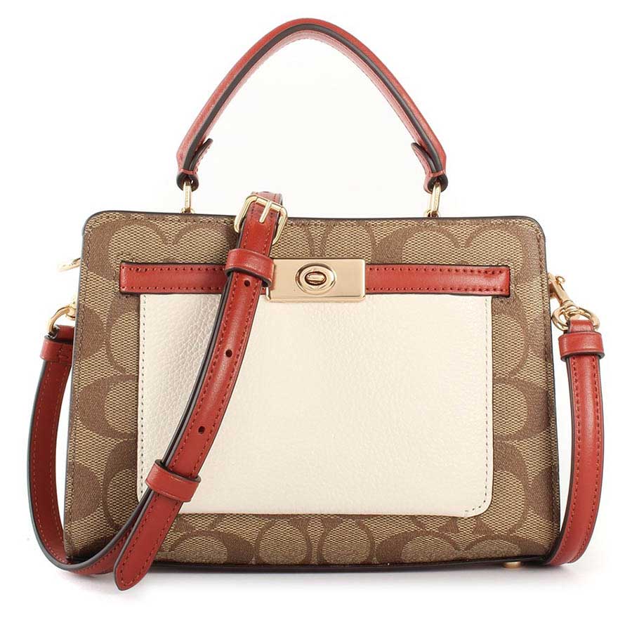 Túi Xách Nữ Coach Mini Lane Top Handle In Colorblock C8318 Phối Màu - Duy Hoang