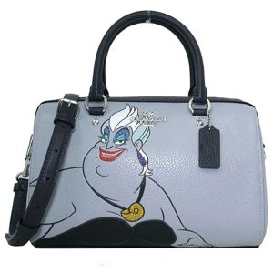 Túi Xách Nữ Coach Villains The Little Mermaid Rowan Ursula 2way Satchel Boston Bag Màu Xanh Đen - Duy Hoang