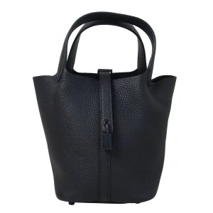 Túi Xách Hermès Picotin 18 So Black Màu Đen - Duy Hoang