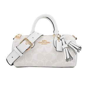 Túi Xách Nữ Coach Lacey Crossbody In Signature Canvas CK689 Màu Trắng - Duy Hoang