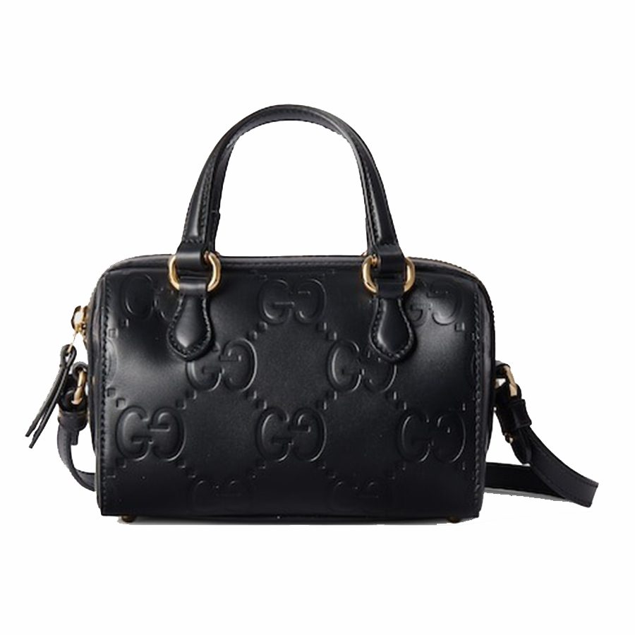 Túi Xách Nữ Gucci GG Speedy Super Mini Top Handle Bag Black Màu Đen - Duy Hoang
