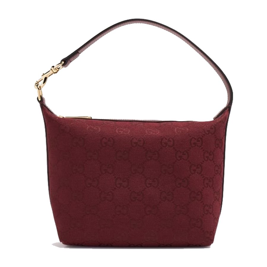 Túi Xách Nữ Gucci GG Super Mini Shoulder Bag 795168 FADMJ 6207 Màu Đỏ Đô D - Duy Hoang