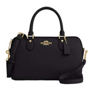 Túi Xách Tay Nữ Coach Rowan Satchel Handle Bag CV403 Màu Đen - Duy Hoang