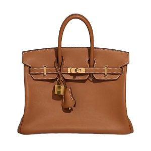 Túi Xách Tay Nữ Hermès Birkin 25 Swift Gold Màu Nâu Bò - Duy Hoang