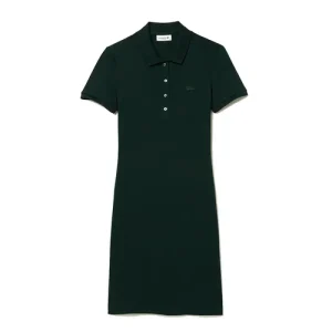 Váy Polo Lacoste Slim Fit Stretch Mini Piqué Dress EF5473-51-YZP Màu Xanh Lá Size 34 - Duy Hoang