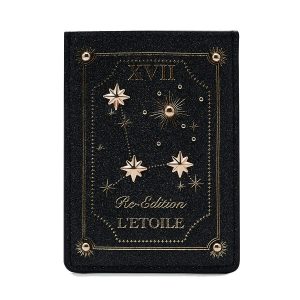 Ví Đựng Thẻ Nữ Lyn Astor Card Holder Wallet - Glitter Black L25FWWA040 Màu Đen - Duy Hoang