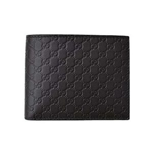 Ví Nam Gucci Microguccissima Bi-Fold Wallet Màu Đen - Duy Hoang