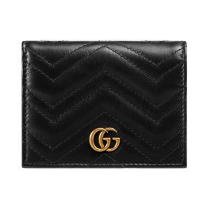 Ví Nữ Gucci GG Marmont Card Case Wallet 466492 DTD1T 1000 Màu Đen - Duy Hoang