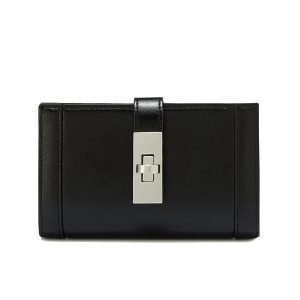Ví Nữ Lyn Cora Short Wallet - Black L25FWWB009 Màu Đen - Duy Hoang