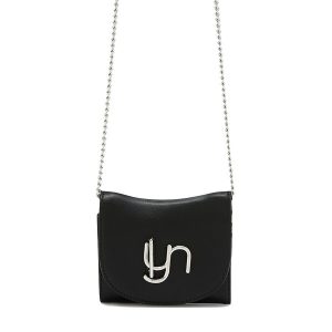 Ví Nữ Lyn Horsy Short Wallet On Chain - Black L25FWWA019 Màu Đen - Duy Hoang