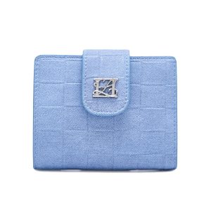 Ví Nữ Lyn Joann Grace Flap Wallet - Blue Variation 2 LL25CWF959 Màu Xanh Blue - Duy Hoang