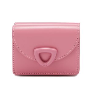 Ví Nữ Lyn Matric Short Wallet - Dark Pink LL25FWS002 Màu Hồng - Duy Hoang
