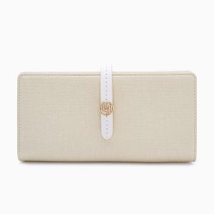 Ví Nữ Lyn Narla Infinite Long Wallet - Ivory LL25CWM039 Màu Kem - Duy Hoang
