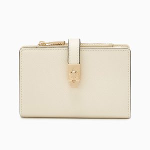 Ví Nữ Lyn Re-Edit Anderson Ease Semi Wallet - Ivory L25FWWA014 Màu Trắng Kem - Duy Hoang