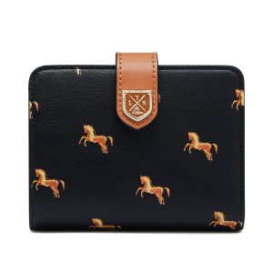 Ví Nữ Lyn Re-Edit Mustang Wallet - Printed Black L26CWWA021 Màu Đen - Duy Hoang
