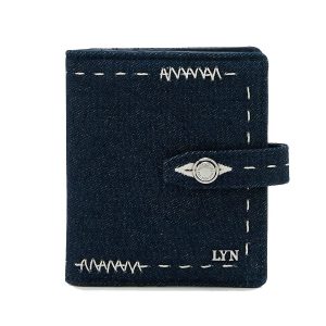 Ví Nữ Lyn Re-Edit Stitched Bi-Fold Wallet - Blue Variation 2 L25FWWA023 Màu Xanh - Duy Hoang
