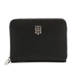 Ví Nữ Tommy Hilfiger  Leather Wallet AW0AW12021 Nero Màu Đen - Duy Hoang