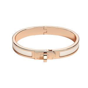 Vòng Đeo Tay Nữ Hermès Mini Clic Kelly Bracelet Crème Màu Vàng Hồng - Duy Hoang