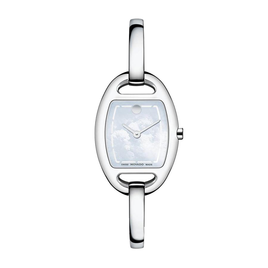 Đồng Hồ Nữ Movado 0606606 Màu Bạc Xanh - Duy Hoang