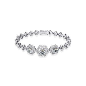 Vòng Đeo Tay Kim Cương Jemmia Diamond Nữ 18K LT2021072133 Vàng Trắng (Giá Chưa Bao Gồm Đá Chủ) - Duy Hoang