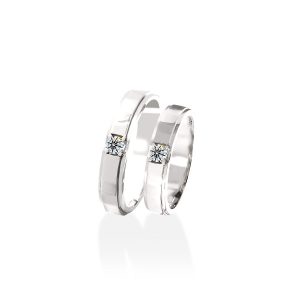 Nhẫn Cưới Kim Cương Jemmia Diamond 18K NC2021102338 Vàng Trắng (Giá Chưa Bao Gồm Đá Chủ) - Duy Hoang