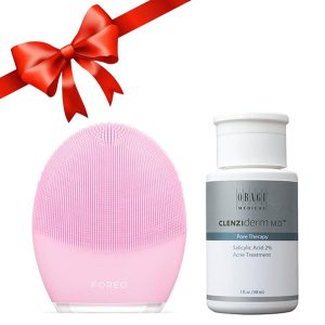 Combo Máy Rửa Mặt Foreo Luna 3 Màu Hồng Nhạt + Toner Obagi - Duy Hoang
