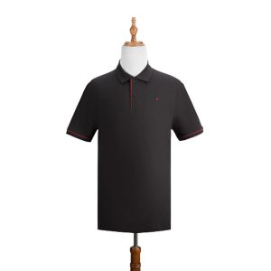 Áo Polo Nam Bally 700604-103-124 Màu Đen Logo Chữ B Đỏ - Duy Hoang