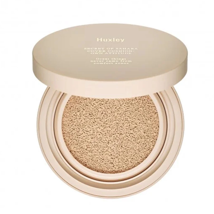 Phấn Nước Huxley Cover Cushion Own Attitude 1 White Desert 12g - Duy Hoang