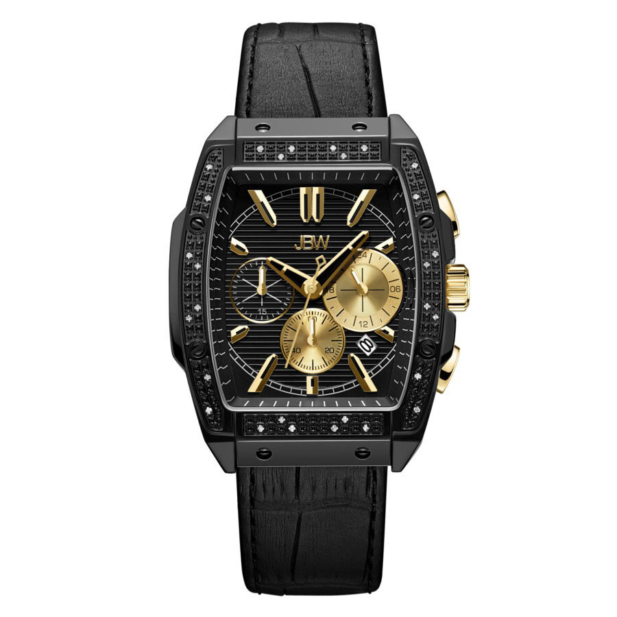 Đồng Hồ Nam JBW Echelon Quartz Black Dial Men's Watch J6379A Màu Đen - Duy Hoang