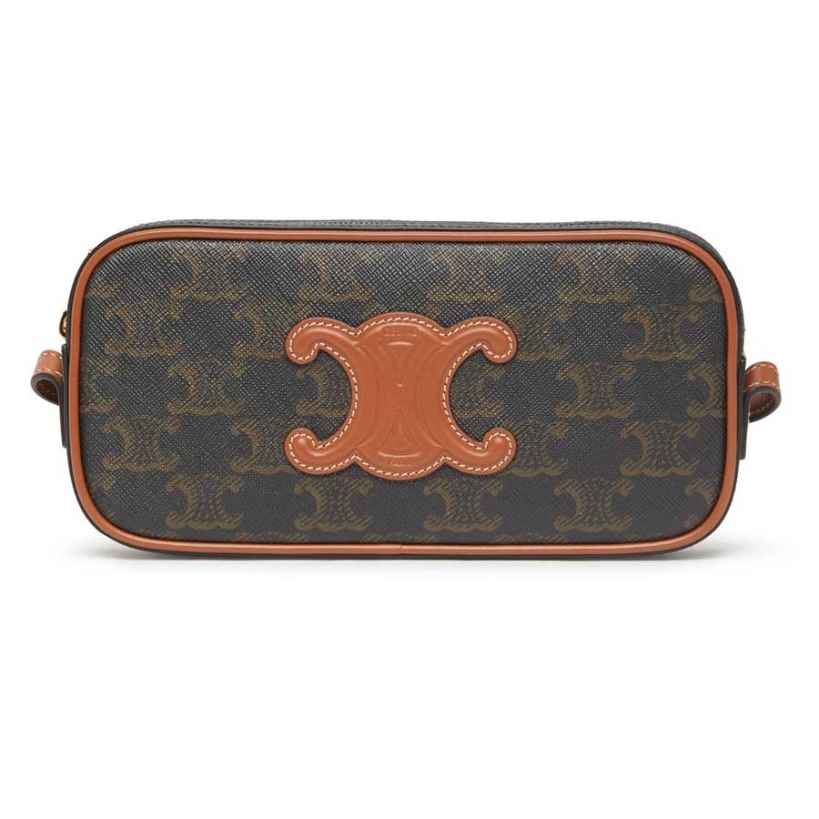 Túi Đeo Vai Nữ Celine Pre Owned Brown Shoulder Bag Màu Nâu Đen - Duy Hoang