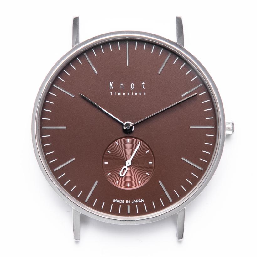 Mặt Đồng Hồ Knot Small Second CS-36SVBR Màu Nâu - Duy Hoang