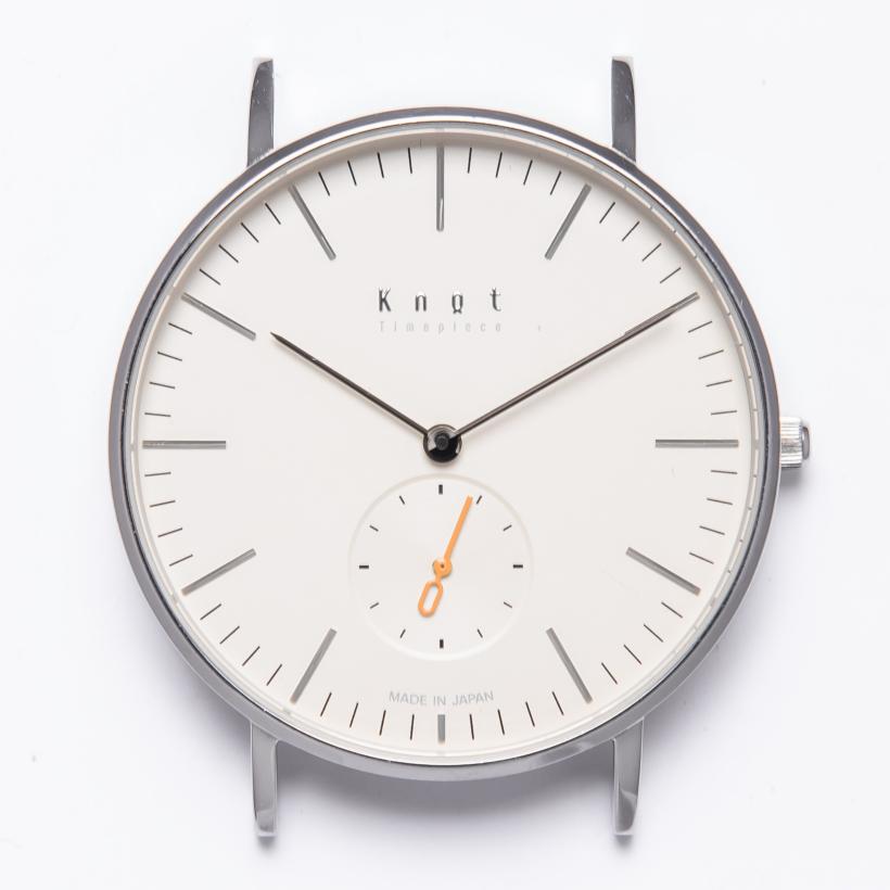 Mặt Đồng Hồ Knot Small Second CS-36SVIV Màu Be - Duy Hoang