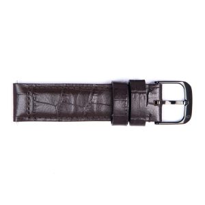 Dây Da Crocodile Stamperd Strap Knot SD-18DBBK Màu Nâu Tối - Duy Hoang