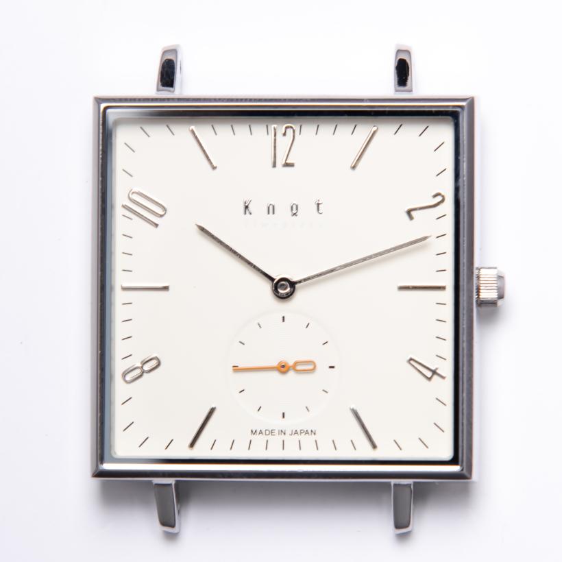 Mặt Đồng Hồ Knot Square SQ-32SVWH1 Màu Trắng - Duy Hoang