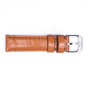 Dây Da Crocodile Stamperd Strap Knot TD-16BRSV Màu Nâu - Duy Hoang