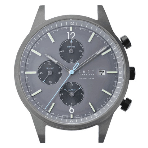 Mặt Đồng Hồ Knot Titanium Solar Chronograhph TSC-39TIGR Màu Xám - Duy Hoang